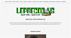 Desktop Screenshot of leprecon.org