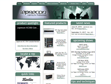 Tablet Screenshot of leprecon.com